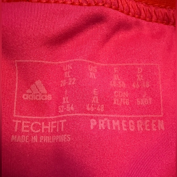 adidas + Marimekko Techfit Outfit Sports Bra Set Polka Dot Red - Picture 11 of 11